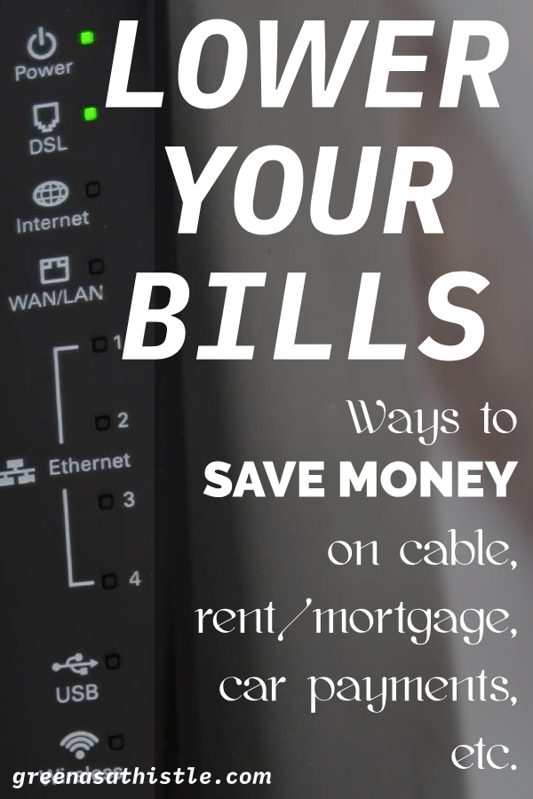 Save money fast by lowering your fixed bills. Focus on the bills that will make the most impact to your finances.